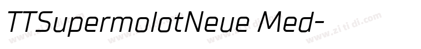 TTSupermolotNeue Med字体转换